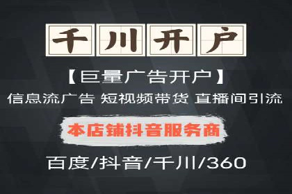 竞价开户推广案例分享